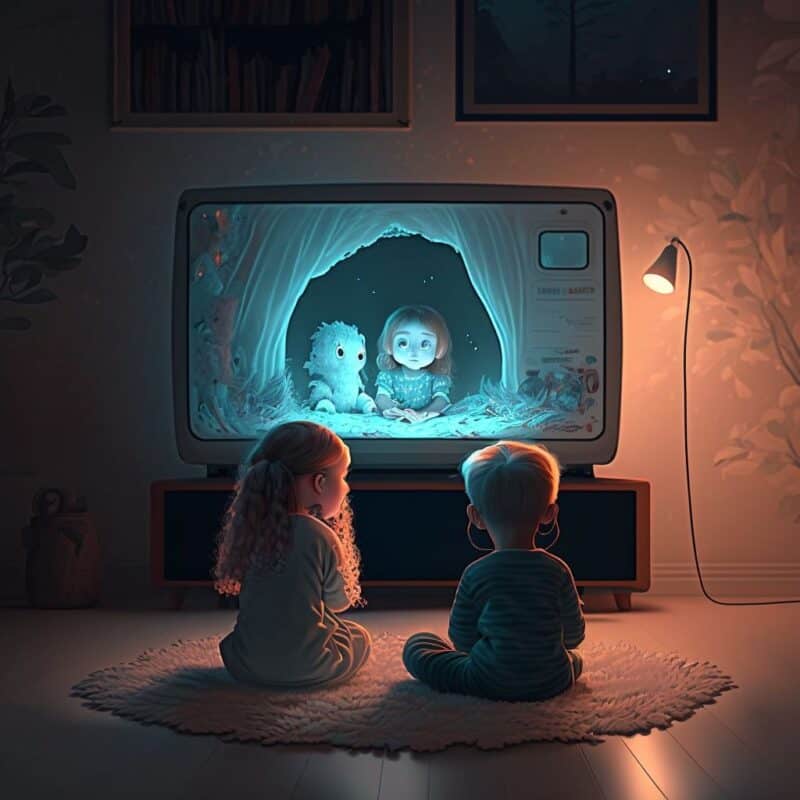 Rozprávka na čítanie - O pokazenom televízore