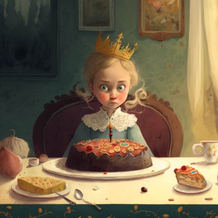 Rozprávka pre deti - O princeznej, ktorá stále jedla
