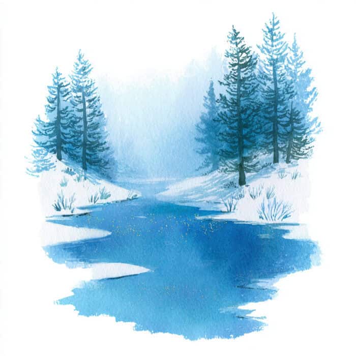 Rozprávka na čítanie - Ako vodníci trávia zimu