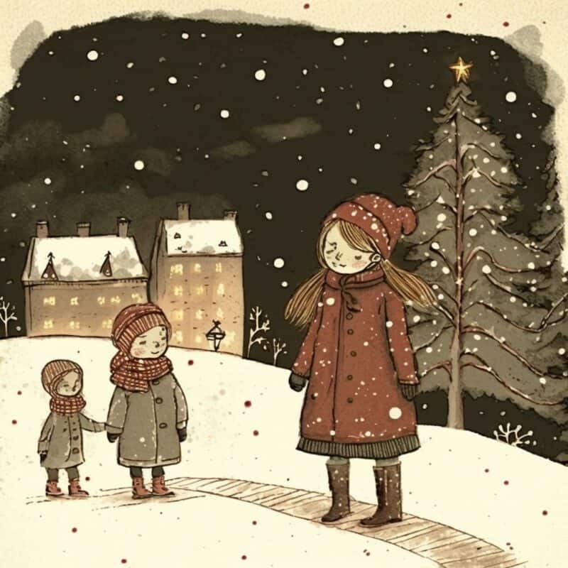 Rozprávka na čítanie - Oneskorená vianočná pohľadnica