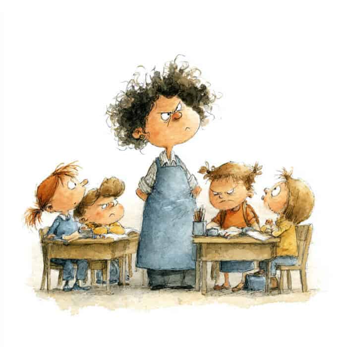 Rozprávka pre deti - Nová pani učiteľka