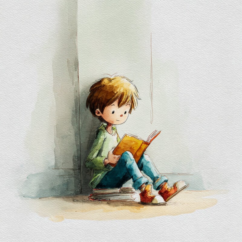 Rozprávka na čítanie - Ako Jurko začal čítať knižky