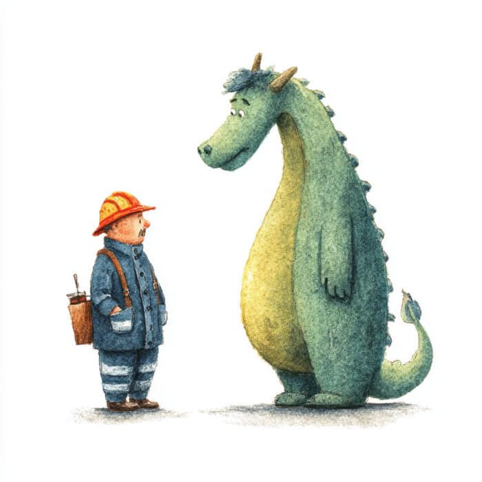 Rozprávka na čítanie - Ako sa dráčik chcel stať hasičom