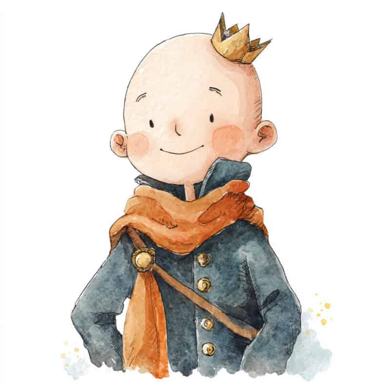 Rozprávka na dobrú noc - O plešatom kráľovi