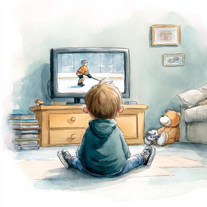 Rozprávka pre deti - Hokej alebo husle