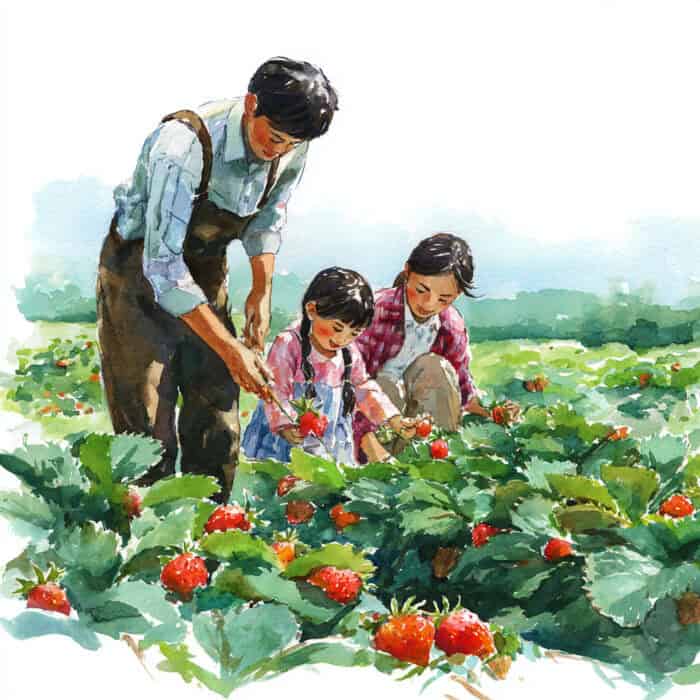 Rozprávka na dobrú noc - Prejedená jahodami