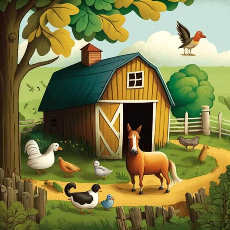 Rozprávka na čítanie - Zlodej na farme