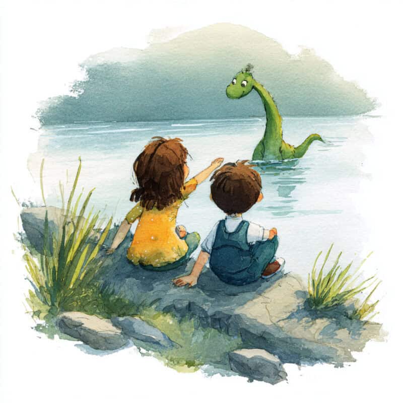 Rozprávka na čítanie - Ako Vanesa, lochneská príšera, chcela ísť na Slovensko