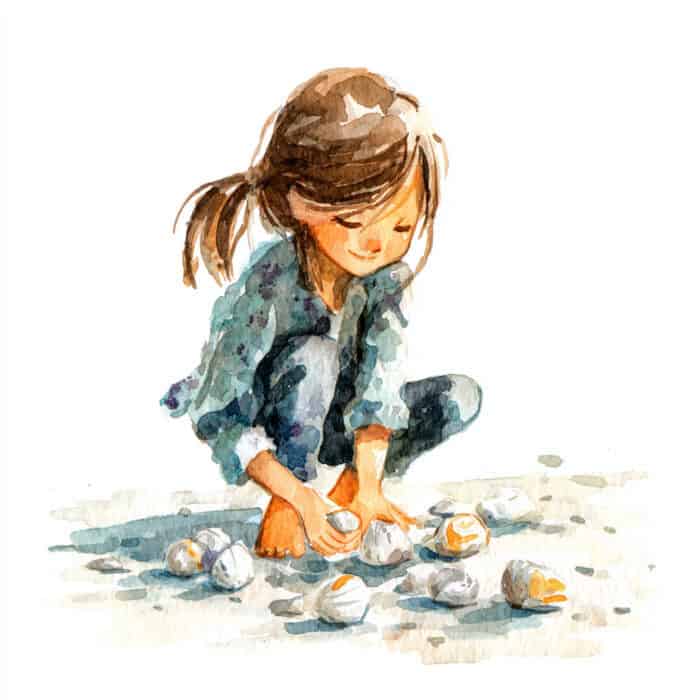 Rozprávka pre deti - Kufor plný mušlí