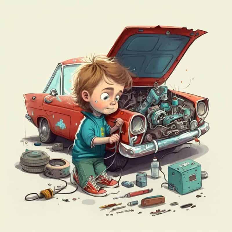 Rozprávka na dobrú noc - Skúsený automechanik Patrik