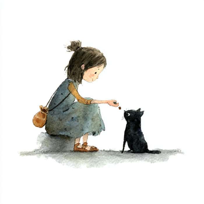 Rozprávka pre deti - Tri misky mlieka