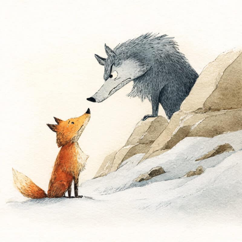 Rozprávka pre deti - Vlk a líška