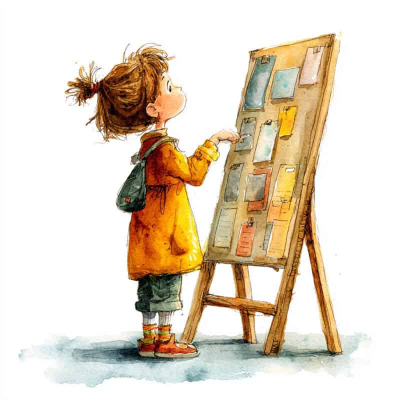 Rozprávka pre deti - Najkrajšia nástenka