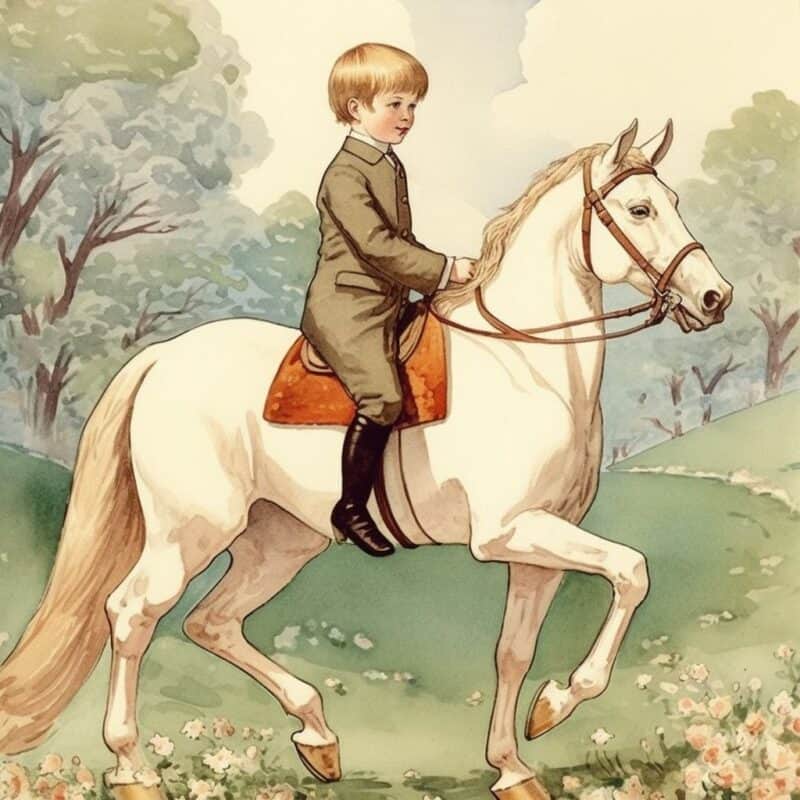 Rozprávka na čítanie - O koníkovi pred školou