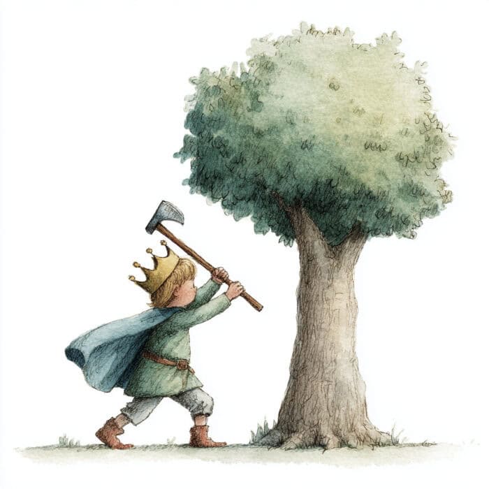 Rozprávka na čítanie - Les zakliatych stromov