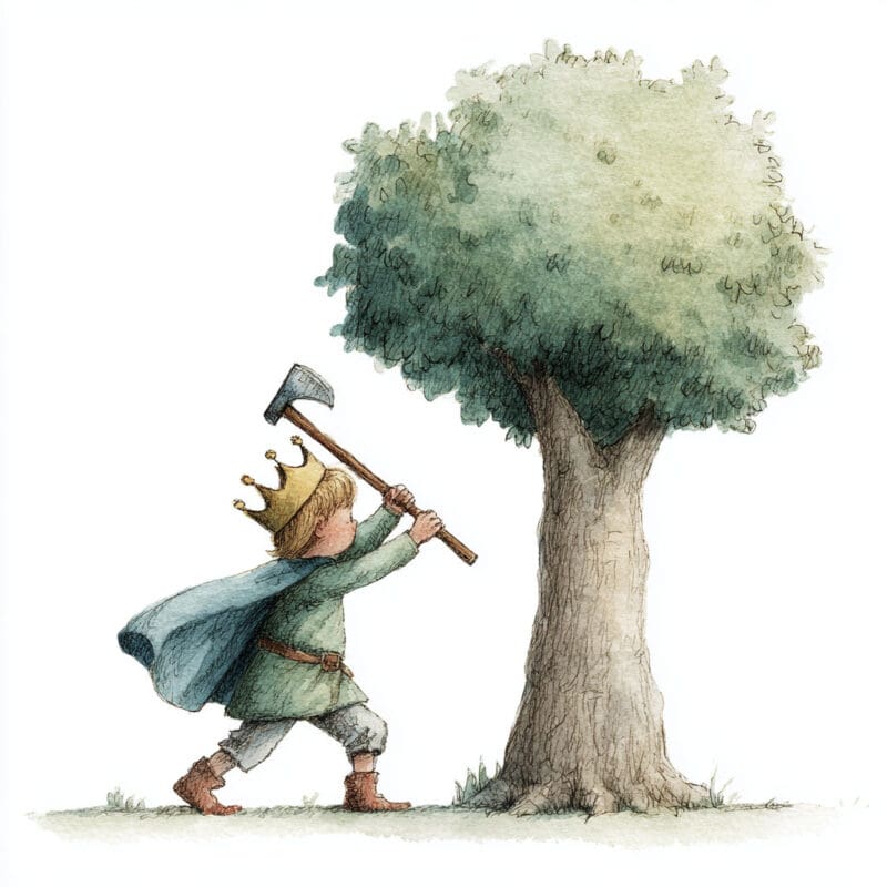 Rozprávka na čítanie - Les zakliatych stromov