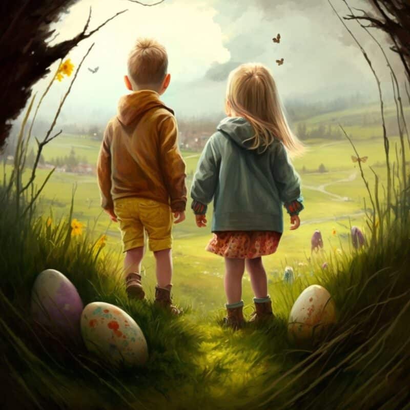 Pohádka pro děti Veľkonočné vajíčka a zajačik Ušiačik