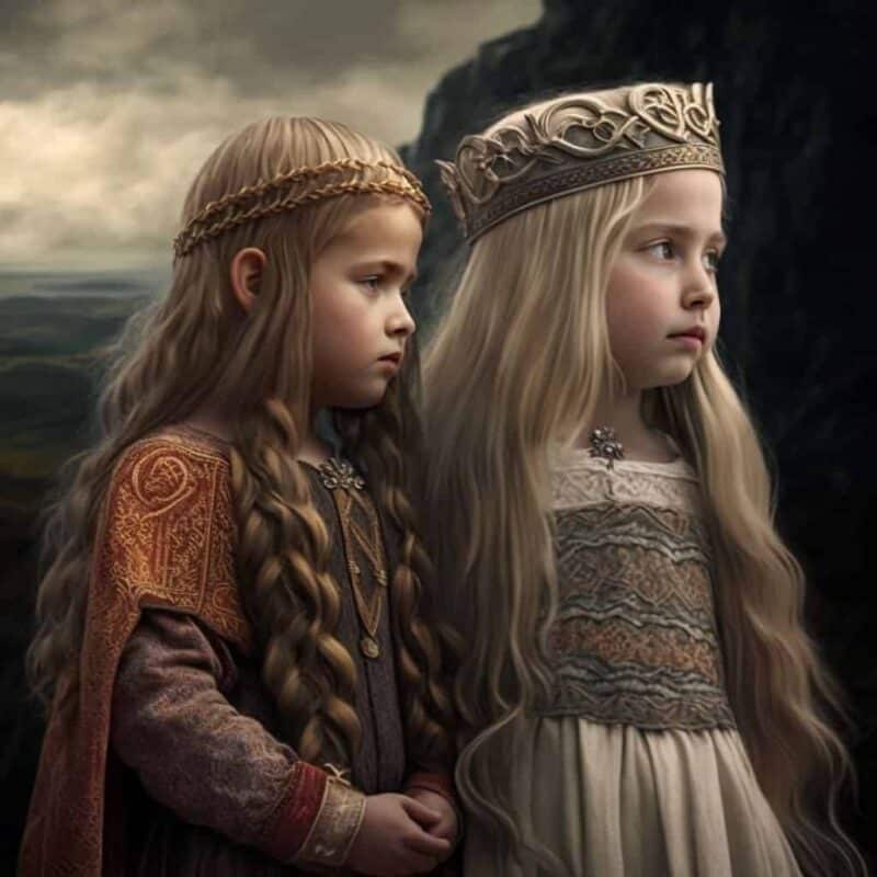 Rozprávka pre deti O dvoch princeznách