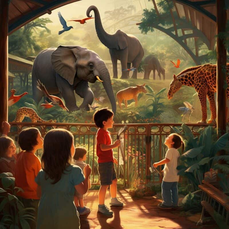Rozprávka na čítanie - Zvieratká v ZOO