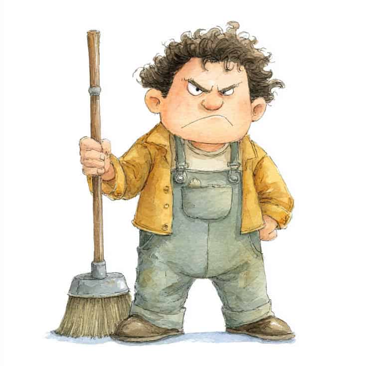 Rozprávka pre deti - O nahnevanom školníkovi