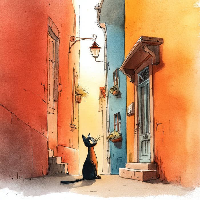 Rozprávka pre deti - O zatúlanej mačičke