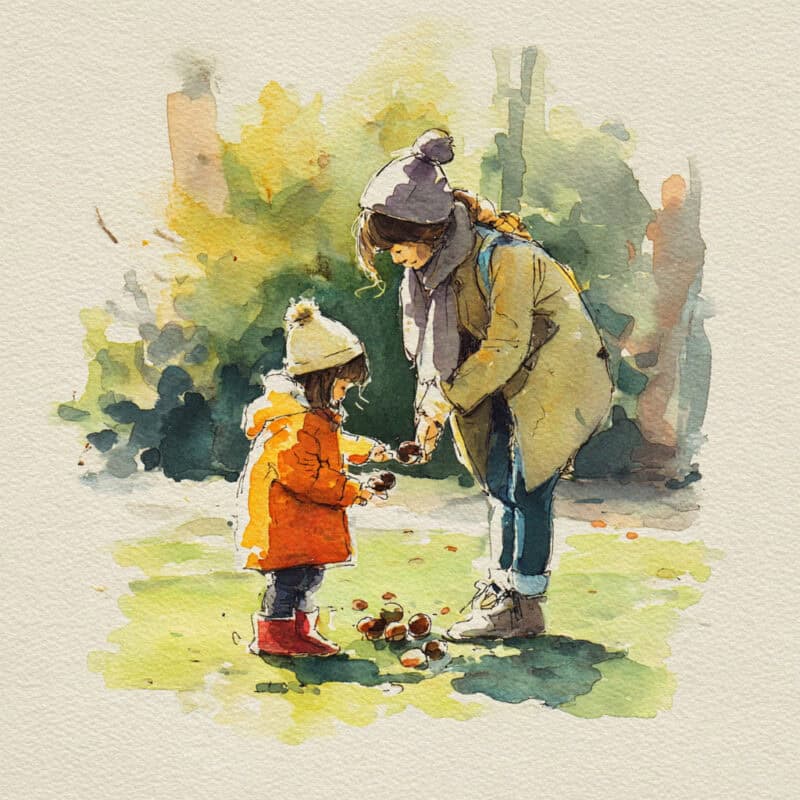 Rozprávka pre deti - Čarovné gaštany