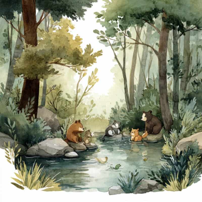 Rozprávka na čítanie - Ako si zvieratká poradili s požiarom