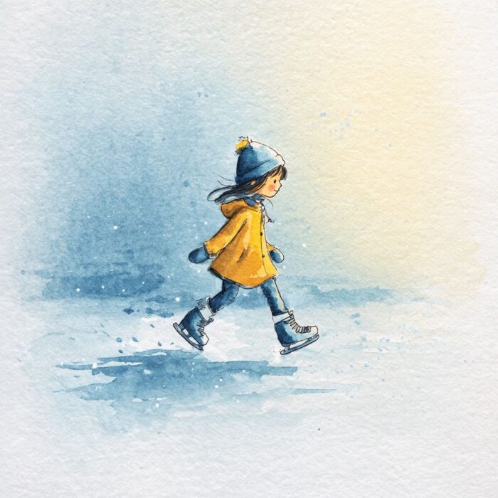 Rozprávka na čítanie - Natálka sa korčuľuje