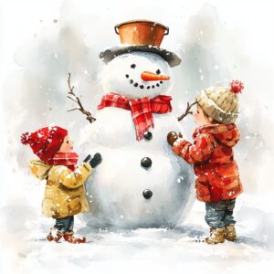 Rozprávka na čítanie - Pán snehuliak