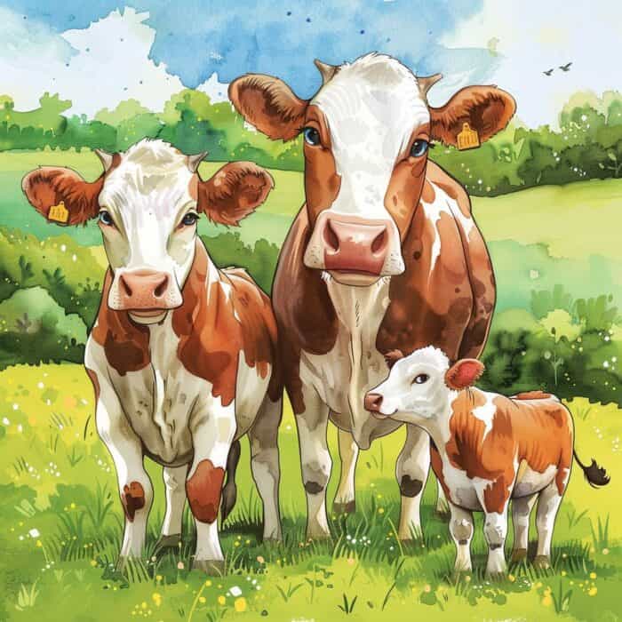 Rozprávka pre deti - Rozprávky o kravičkách