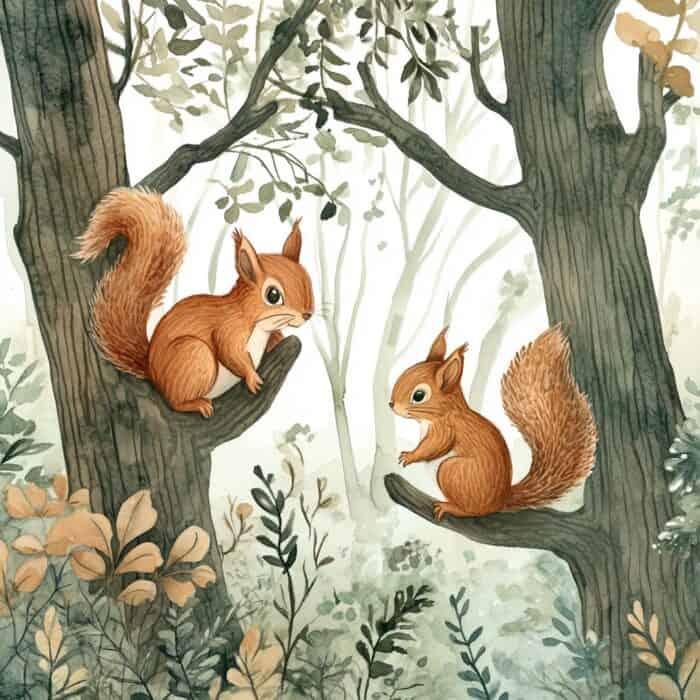 Rozprávka na dobrú noc - Rozprávky o veveričkách