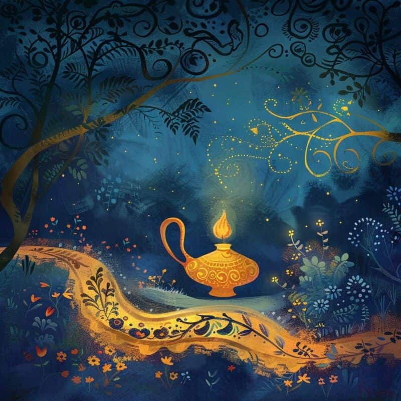 Rozprávka na čítanie - Aladin a čarovná lampa