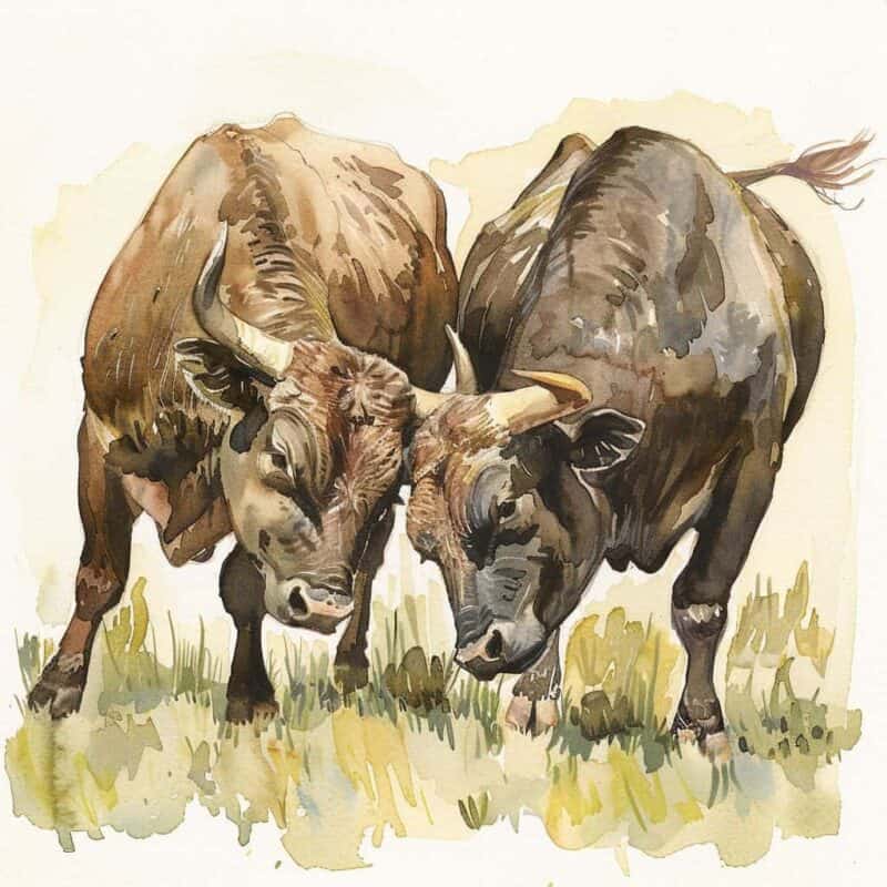 Rozprávka na čítanie - Býci a žaby
