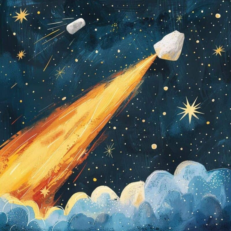 Rozprávka na čítanie - O meteoritoch
