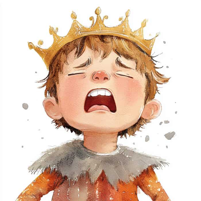 Rozprávka pre deti - Boľavý princov zub