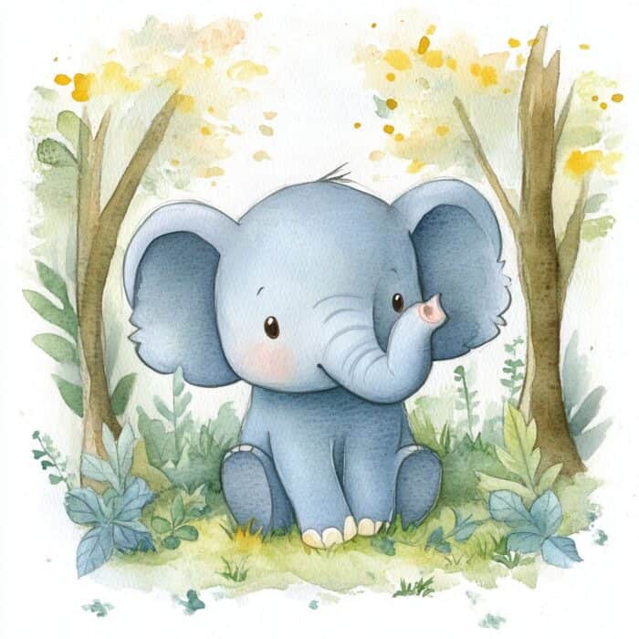 Rozprávka pre deti - Chorý sloník