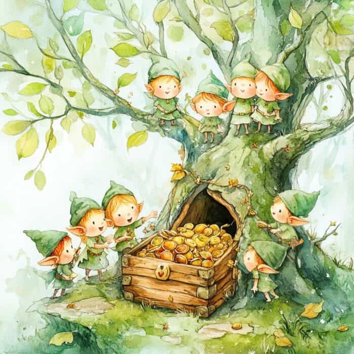 Rozprávka na čítanie - Lesný poklad