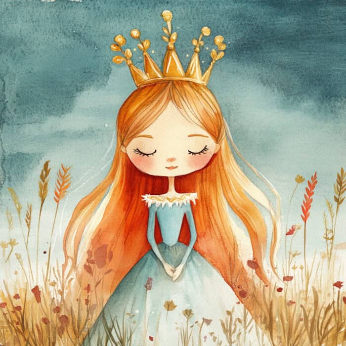 Rozprávka na čítanie - Nekonečný dážď a odvážna princezná