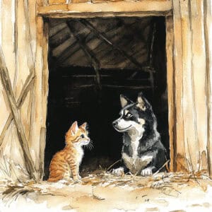 Rozprávka na čítanie - Pes a mačka