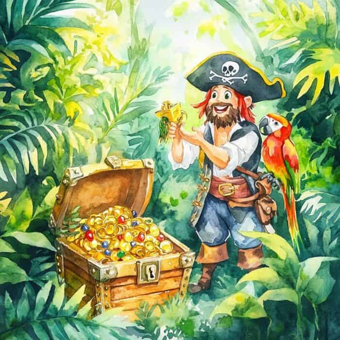 Rozprávka na dobrú noc - Pirátov papagáj