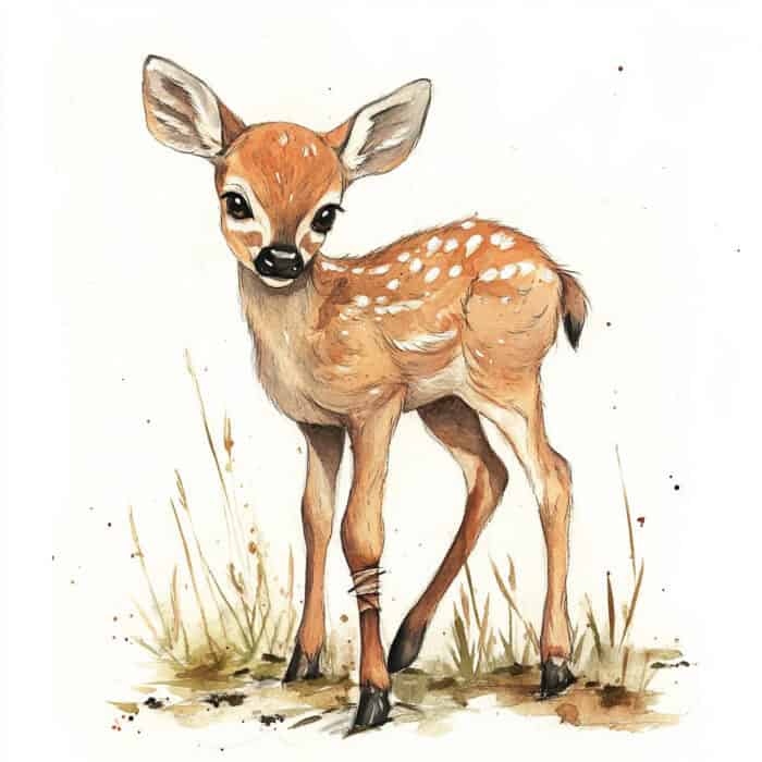 Rozprávka na čítanie - Zranený srnček