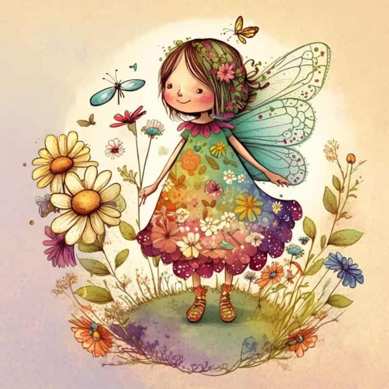 Rozprávka na čítanie - Víla Kvetka a zajko Chlpáčik