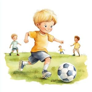 Rozprávka na čítanie - Futbalový zápas