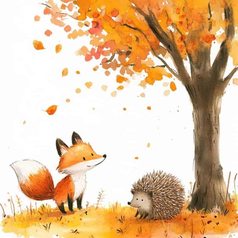 Rozprávka na dobrú noc - Líška a ježko