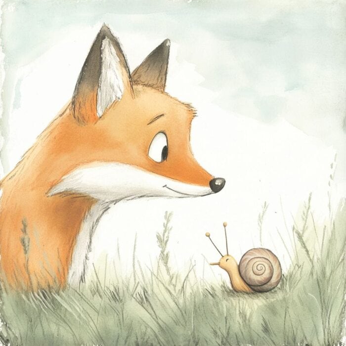 Rozprávka pre deti - Líška a slimák