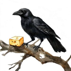 Rozprávka na čítanie - Líška a vrana