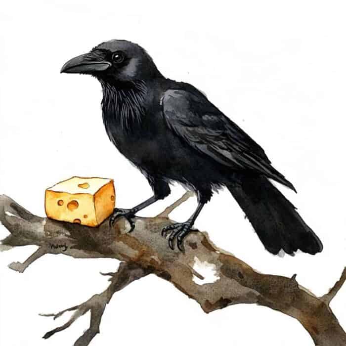 Rozprávka na čítanie - Líška a vrana