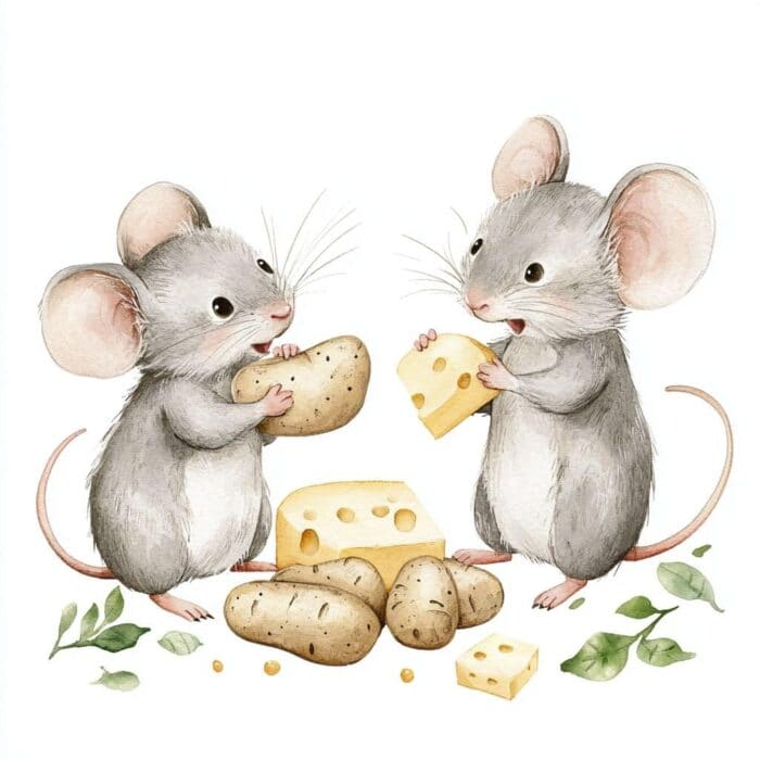 Rozprávka na čítanie - Myšiaci a kocúr