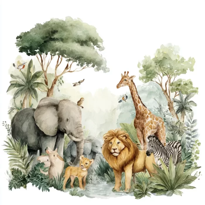 Rozprávka na dobrú noc - Na safari