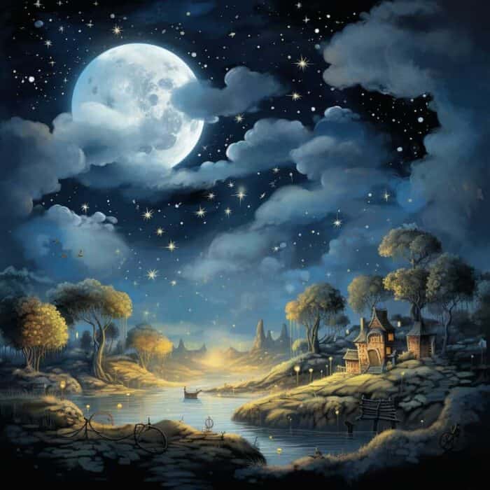 Rozprávka pre deti - Keď je spln